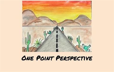 Beginner Class How To Create One Point Perspective Art By Drawing A