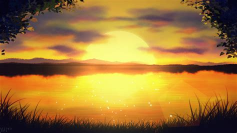 Sunset Anime Style By Boblester122 On Deviantart