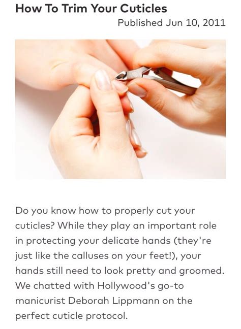 How To Trim Your Cuticles Trusper