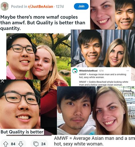 Wmaf And Amwf Couples Meeting Standing Next To Each Others Rare R