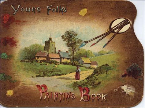 Young Folks Painting Book Tuckdb Ephemera