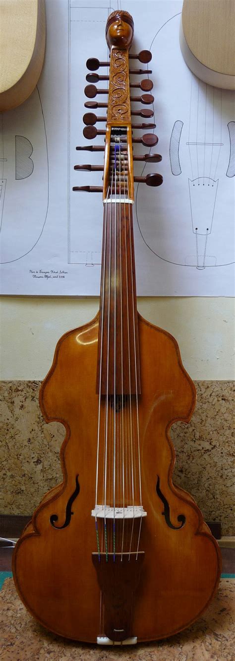 The Viola Damore Is A Stringed Musical Instrument With Sympathetic