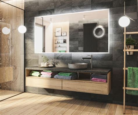 Designer Backlit Led Bathroom Mirror L49 Artforma Bathroom Led Mirrors And Cabinets Bathroom