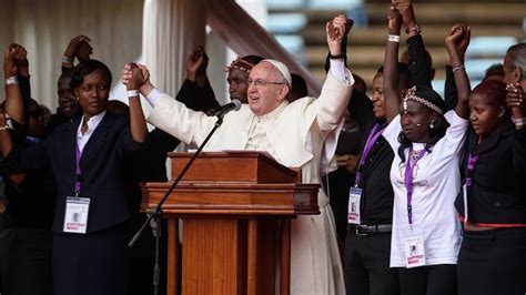 Pope Urges Kenyans To End Tribalism And Corruption Bbc News