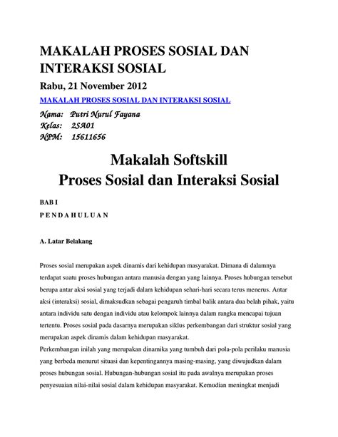 Makalah upaya pencegahan pemanasan global. proses sosial - wood scribd indo