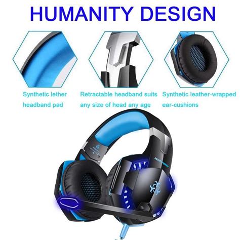 Hunterspider V Mm Gaming Headset With Mic Stereo Usb Led Headphones