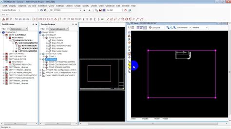 Autocad import and export of.step/.stp file. PDMS DRAFT MODULE -EXPORT TO DWG - YouTube