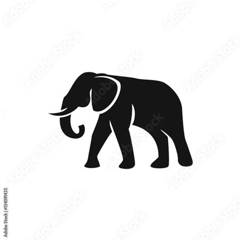 Elephant Icon Illustration Stock Vector Adobe Stock