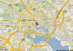 Map of Marriott Baltimore Waterfront, Baltimore