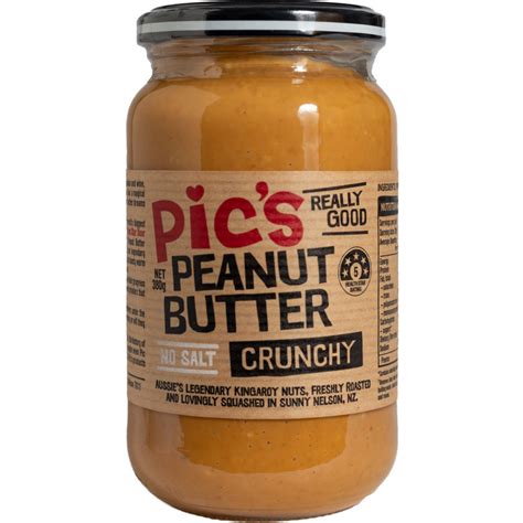 Pics Peanut Butter Crunchy 380g At Mighty Ape Nz