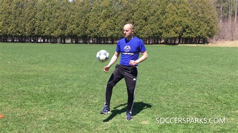 Juggling With Bounce Soccer Skills For Beginners Video Youtube