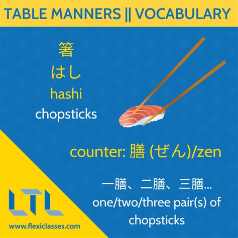 Japanese Table Manners And Taboos Level