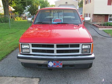 Buy Used 1990 Dodge Dakota Base Convertible 2 Door 39l Little Red