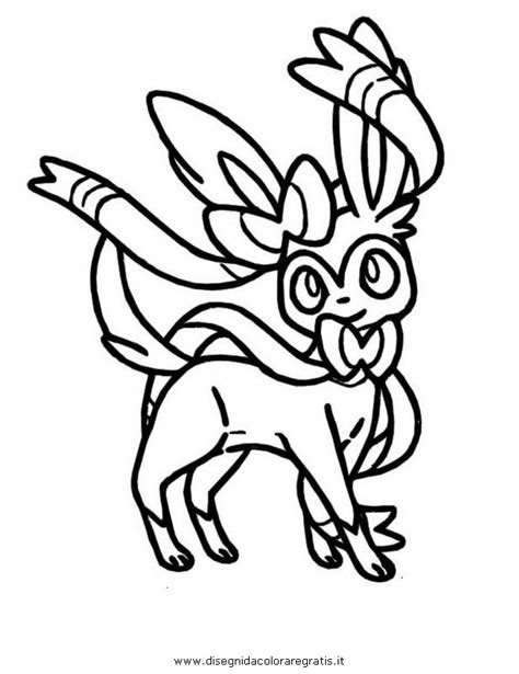 Sylveon Pokemon Coloring Sheet Coloring Pages
