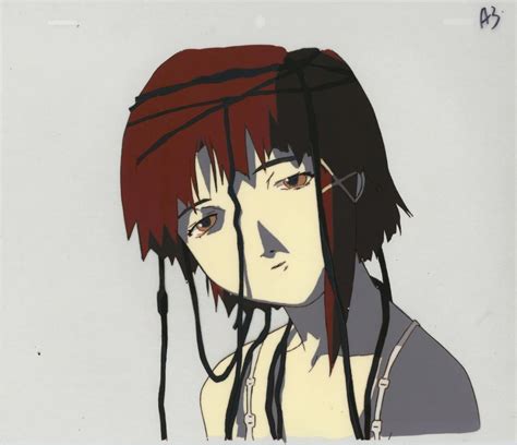 Lain Serial Experiments Cel In Jeff Singhs Art Other Anime Cels