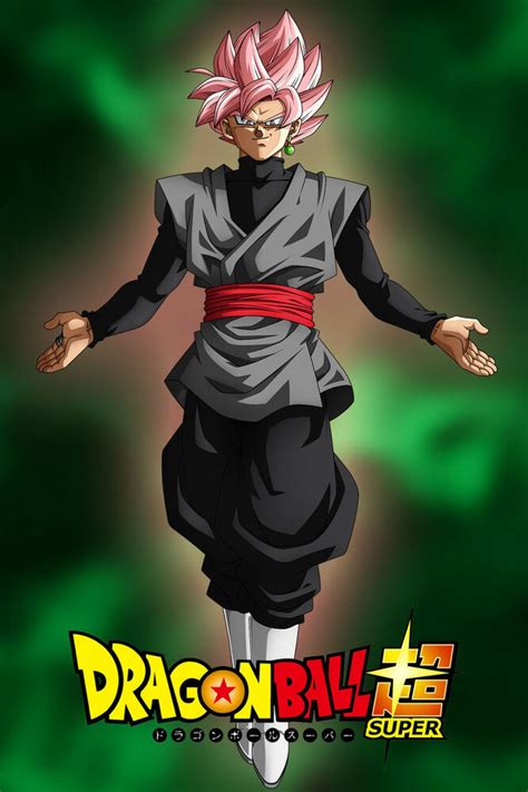 Lr rose goku black & lr broly banner summons! Dragon Ball Super Poster Goku Black Rose Glow Floating ...