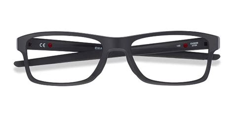 Oakley Chamfer Mnp Rectangle Black Frame Glasses For Men Eyebuydirect Black Glasses Frames