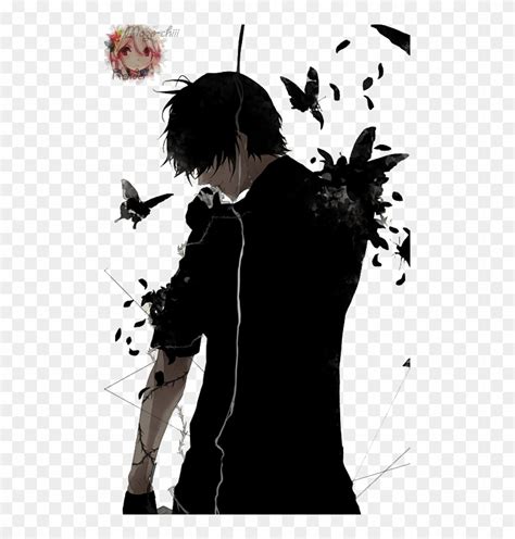 Free for commercial use no attribution required high quality images. Butterfly, Render, And Anime Boy Image - Anime Boy Dark ...