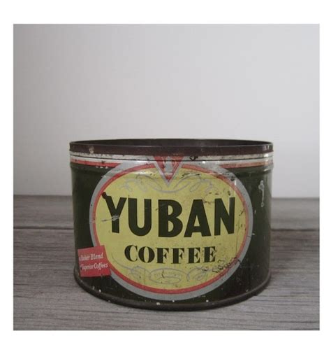 Old Vintage Yuban Coffee Can