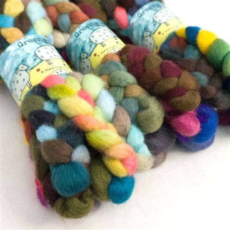 Pigtails - Bundles of Fiber in Assorted Colors - Greenwood Fiberworks