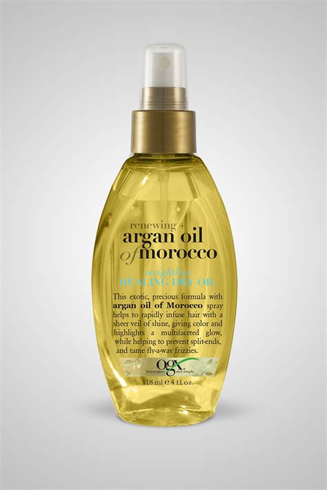 This oil is full of vitamin e and fatty acids. Argan Oil of Morocco Dry Oil Spray for Hair & Split End ...