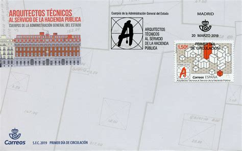 Spain Fdc Corps Architectural Engineers V Set Cover Architecture