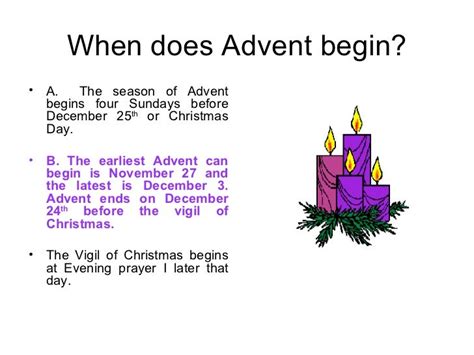 The Season Of Advent