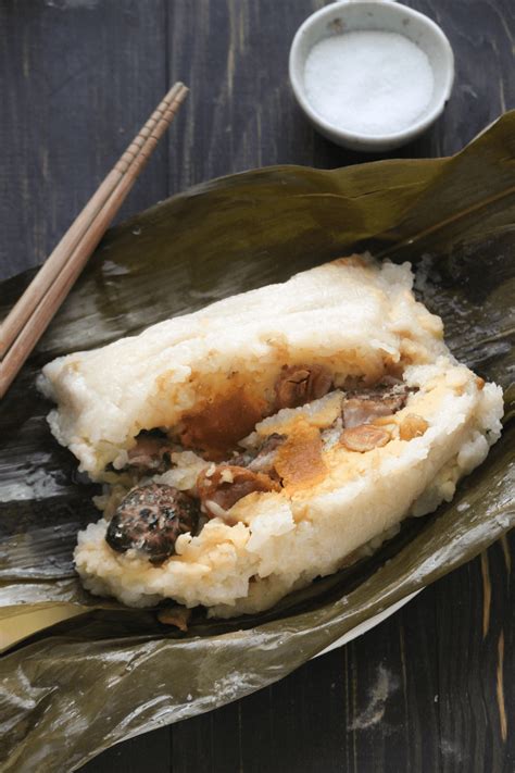 Cantonese Style Zongzi Sticky Rice Dumplings 廣式粽 Wok And Kin