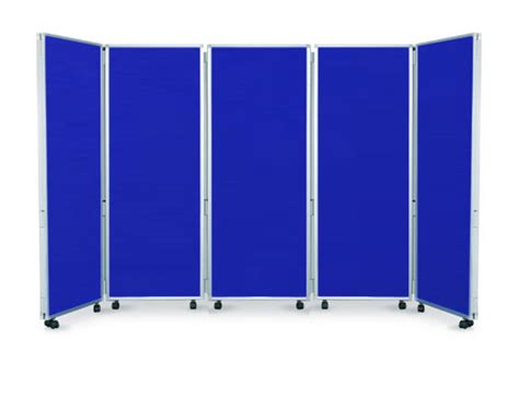 Mobile 4 Panel Folding Display Boards 1800mm High Ral Display