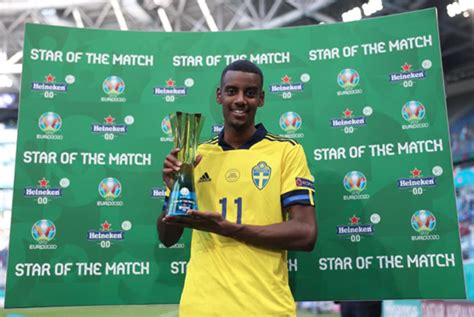 Laga swedia vs slovakia terakhir kali terjadi pada oktober 2018. Alexander Isak, Star of the Match Swedia vs Slovakia