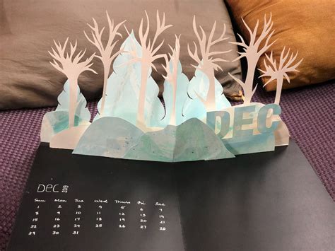 2019 Paper Calendar On Behance