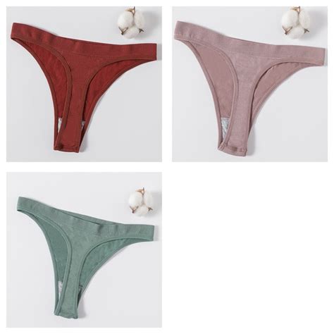 3pcs set seamless thongs brazilian panties women g string underwear high waist female underpants