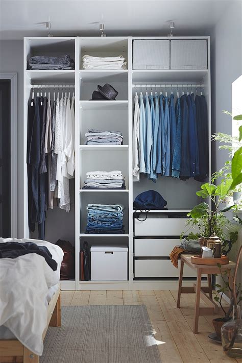 The ikea pax wardrobe (39'' wide) is a planner for clothing that can be combined with different accessories. PAX white, Wardrobe frame, 75x58x201 cm - IKEA