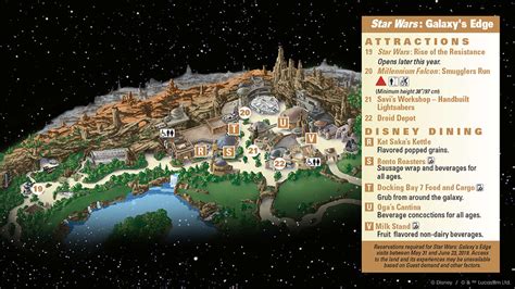 Disneylands New Park Map Shows Scale Of Massive Star Wars Galaxys Edge