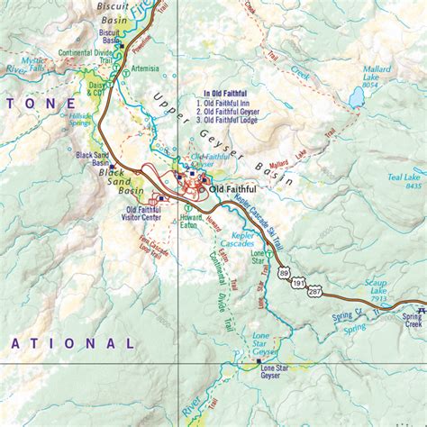 Greater Yellowstone And Grand Teton Recreation Atlas And Guide Benchmark Maps
