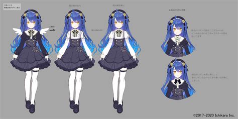 Safebooru 1girl Ahoge Amamiya Kokoro Bell Beret Blue Hair Commentary Request Concept Art Dress