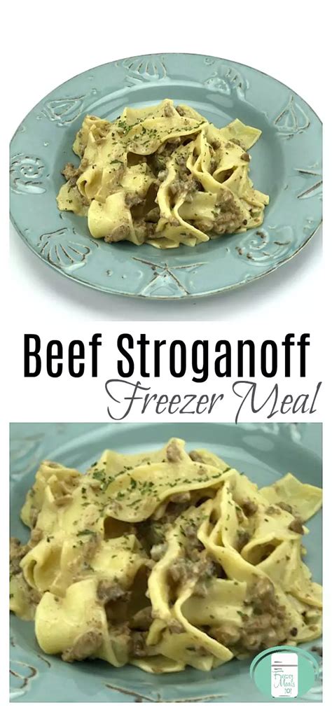 This low carb mexican zucchini and ground beef recipe is a simple dish made with low cost ingredients. Ground Beef Stroganoff Freezer Meal - Freezer Meals 101 ...