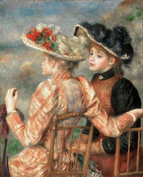 Pierre Auguste Renoir French 1841 1919 Two Girls — Philadelphia
