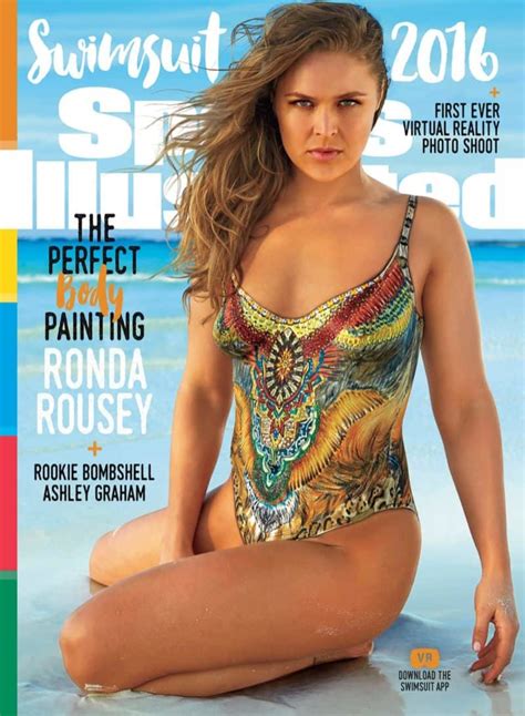 Ronda Rousey Nude In Body Paint On Sports Illustrated Cover Mma My