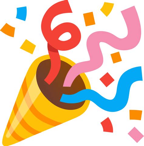Party Popper Emoji Download For Free Iconduck