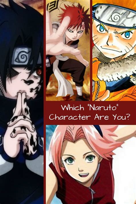 Which Naruto Character Are You Naruto Characters Naruto Quiz Naruto