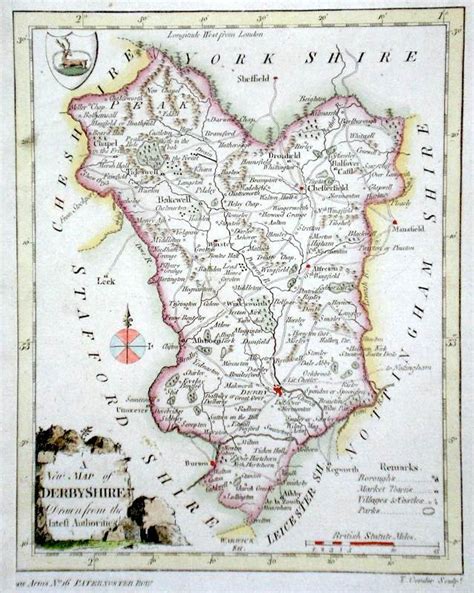Categurìa 'e nu pruggette wikimedia (nap). Antique Maps of Derbyshire