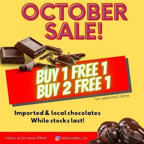 Here you will find the leading brands such as adidas, armani. 12-31 Oct 2020: Fidani Chocolate Special Sale at Johor ...