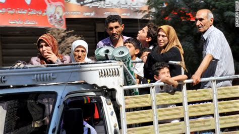 Thousands Flee Syrias Largest City Cnn Video