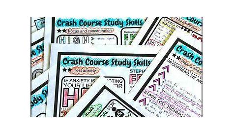 crash course study skills worksheets pdf