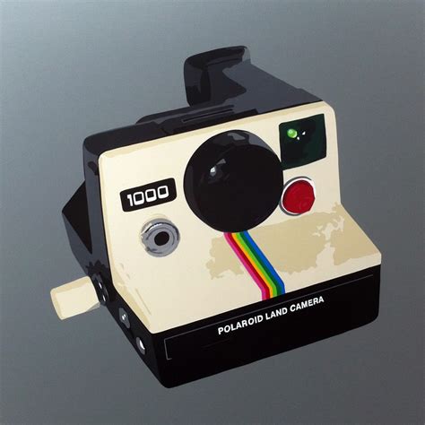 Finds Polaroid Camera Painting Homegirl London