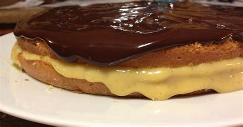 I Made My First Boston Cream Pie Today Im A Little Proud Of Myself