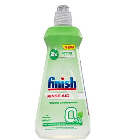 Limit 2 diswashing rinse aids. Finish Dishwasher Rinse Aid 0% 400mL | BIG W