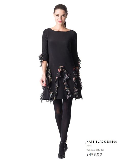 Kate Botanical Silk Limited Edition Leona Edmiston 2018 Leona Edmiston Dresses Black