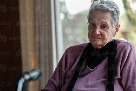 Image Of Sad Elderly Woman Austockphoto